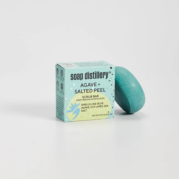 Agave + Salted Peel Body Scrub Bar