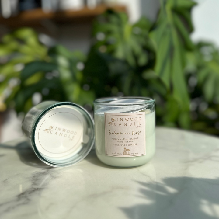 Premium Candle in Recycled/Reused Glass Jar