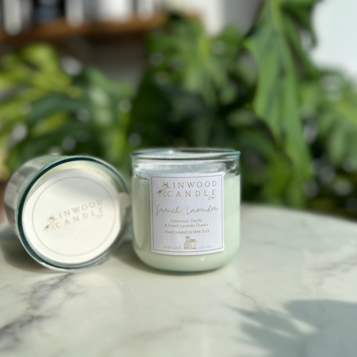 Premium Candle in Recycled/Reused Glass Jar