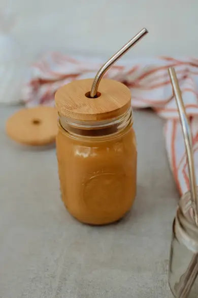 Bamboo Jar Lid With Hole