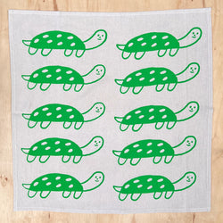 Green Turtle Tea Towel