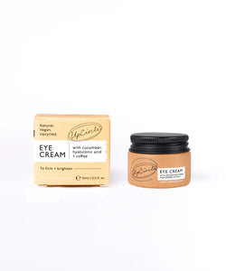 Eye Cream with Cucumber, Hyaluronic Acid + Coffee